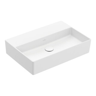V&B Memento 2.0 Lavabo 60x42 cm, sans trop-plein, blanc pierre C-plus