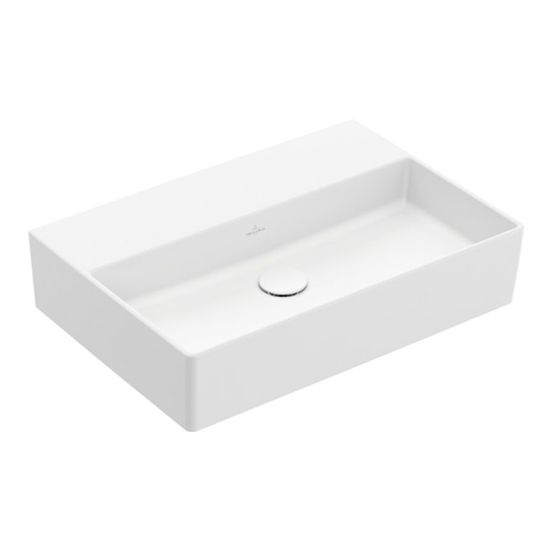 V&B Memento 2.0 Lavabo 60x42 cm, sans trop-plein, blanc pierre C-plus