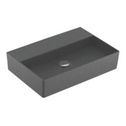 V&B Memento 2.0 Lavabo 60x42 cm, sans trop-plein, graphite C-plus-3