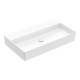 V&B Memento 2.0 Lavabo 80x47 cm, fermé, sans trop-plein, blanc alp C-plus-1
