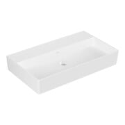 V&B Memento 2.0 Lavabo 80x47 cm, fermé, sans trop-plein, blanc alp C-plus-3