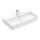 V&B Memento 2.0 Lavabo 80x47 cm, gs, mit Hahnloch, mit Überlauf, blanc alp C+