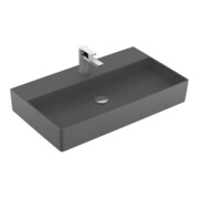 V&B Memento 2.0 lavabo 80x47 cm, gs, mit Hahnloch, ohne Überlauf, graph. C+