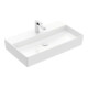 V&B Memento 2.0 Lavabo 80x47 cm, gs, robinet, sans trop-plein, blanc alp-3
