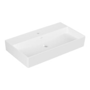 V&B Memento 2.0 Lavabo 80x47 cm, gs, robinet, sans trop-plein, blanc alp C+