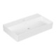 V&B Memento 2.0 Lavabo 80x47 cm, gs, robinet, sans trop-plein, blanc mat C+-1