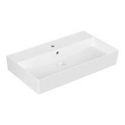 V&B Memento 2.0 lavabo 80x47 cm, mitigeur, avec trop-plein, blanc alpin