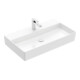 V&B Memento 2.0 Lavabo 80x47 cm, robinet, sans trop-plein, blanc alpin-1