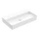 V&B Memento 2.0 lavabo 80x47 cm, sans trop-plein, blanc alpin C-plus-3