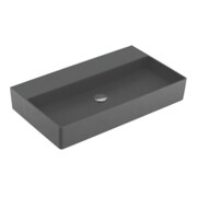 V&B Memento 2.0 Lavabo 80x47 cm, sans trop-plein, graphite C-plus