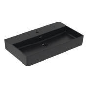 V&B Memento 2.0 Lavabo 80x47cm, robinet, sans trop-plein, P black C-plus
