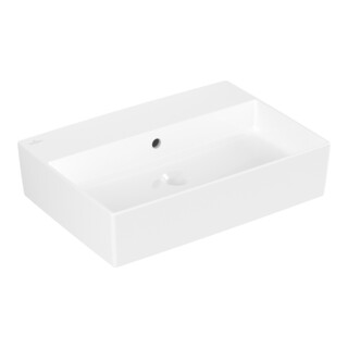 V&B Memento 2.0 Lavabo à poser 62, blanc alpin, 60x42cm