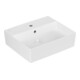 V&B Memento 2.0 Lavabo à poser avec robinetterie, trop-plein, blanc alpin, 50x42 cm-1