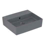 V&B Memento 2.0 lavabo à poser avec trop-plein, graphite C-plus, 50x42cm