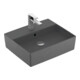 V&B Memento 2.0 Lavabo à poser, mitigeur, avec trop-plein, graphite C-plus, 50x42cm-1