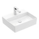 V&B Memento 2.0 Lavabo à poser mitigeur, sans trop-plein, blanc alpin, 50x42cm-1