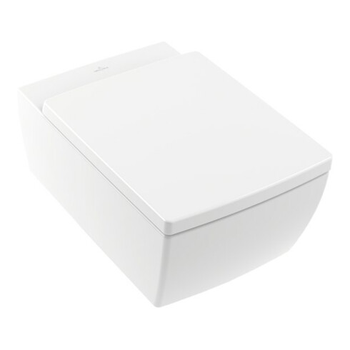 V&B Memento 2.0, WC suspendu D Flush 37,5x56 cm, blanc alpin