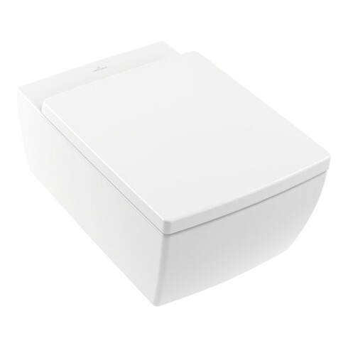 V&B Memento 2.0, WC suspendu D Flush 37,5x56 cm, blanc alpin C-plus