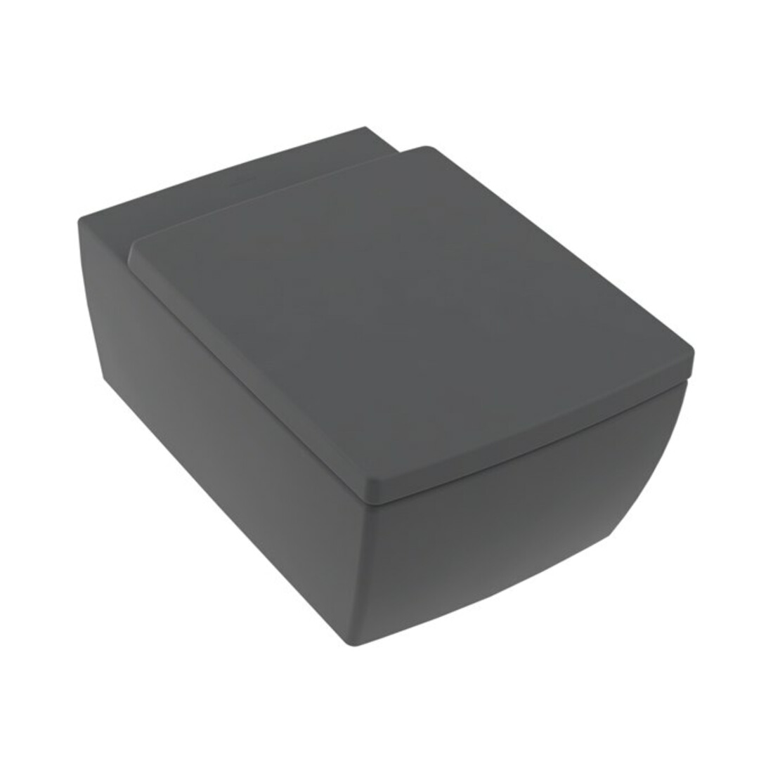 V&B Memento 2.0 WC suspendu D Flush 37,5x56 cm, graphite C-plus