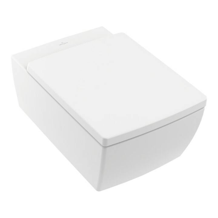 V&B Memento 2.0, WC suspendu D Flush 37,5x56cm, blanc pierre C-plus