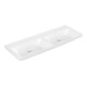 V&B Meuble double vasque Subway 3.0 130x47 cm, angle, sans robinet/ trop-plein, blanc-3