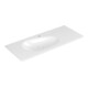V&B Meuble-lavabo Antao 120x50 cm, angle, 1 tiroir, sans plan, blanc C-plus-1