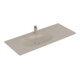 V&B Meuble-lavabo Antao 120x50 cm, angle, 1 trou, sans trop-plein, amande C+-3