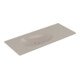 V&B Meuble-lavabo Antao 120x50 cm, angle, sans trop-plein, amande C-plus-1