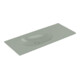 V&B Meuble lavabo Antao 120x50 cm, angle, sans trop-plein, gris matin C-plus-1