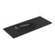V&B Meuble-lavabo Antao 120x50 cm, angle, sans trop-plein, noir pur C-plus-1