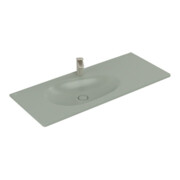 V&B Meuble-lavabo Antao 120x50 cm, chêne, 1 tiroir, sans robinetterie, gris mat C+