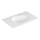 V&B Meuble-lavabo Antao 80x50 cm, angle, 1 TG, sans trop-plein, blanc C-plus-3