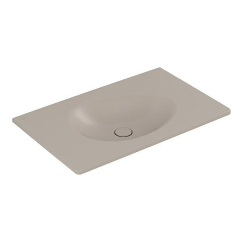 V&B Meuble-lavabo Antao 80x50cm, angle, sans trop-plein, amande C-plus