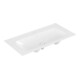 V&B Meuble-lavabo Finion 100x50 cm, 1 trou robinet/ trop-plein, blanc C+-1
