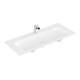 V&B Meuble lavabo Finion 120x50, 1 trou robinet/ évacuation sup., blanc mat C+-1