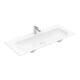 V&B Meuble lavabo Finion 120x50, avec 1 trou robinet/débordement, blanc C+-3