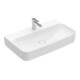 V&B Meuble-lavabo Finion 80x47 cm, avec trou robinet, trop-plein réduit, blanc C+-3