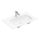 V&B Meuble-lavabo Finion 80x50 cm, avec 1 trou robinet/avec trop-plein, blanc C+-1