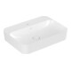 V&B Meuble-lavabo Finion 80x50 cm, avec 1 trou robinet/avec trop-plein, blanc C+-3