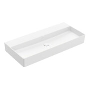 V&B Meuble-lavabo Memento 2.0 100x47cm, fermé, sans trop-plein, blanc brillant C+