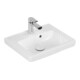 V&B Meuble-Lavabo Subway 2.0 45x37cm, blanc C+, avec trou robinet, trop-plein-1