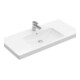 V&B Meuble lavabo Subway 2.0 80x47cm, blanc C+, avec trou de robinet, trop-plein