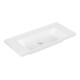 V&B Meuble-lavabo Subway 3.0 100x47 cm, angle, sans robinetterie, blanc mat C+-1