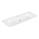 V&B Meuble-lavabo Subway 3.0 130x47 cm, angle, avec 1 robinetterie/avec trop-plein, blanc-3
