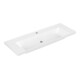 V&B Meuble-lavabo Subway 3.0 130x47 cm, angle, avec 1 tiroir HL/o ÜL, blanc mat C+-3