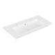 V&B Meuble lavabo VENTICELLO 100x50 cm, 2 trous, avec trop-plein, blanc C-plus-1