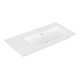 V&B Meuble lavabo VENTICELLO 100x50 cm, avec mitigeur, trop-plein, droite, blanc-3