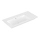 V&B Meuble-lavabo VENTICELLO 100x50 cm, sans robinet, avec trop-plein, gauche, blanc-3