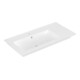 V&B Meuble lavabo VENTICELLO 100x50cm, c mitigeur, c trop-plein, gauche, blanc C-plus-3