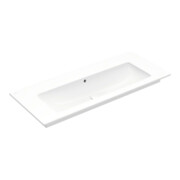 V&B Meuble lavabo VENTICELLO 120x50, sans trou robinet, avec trop-plein, blanc